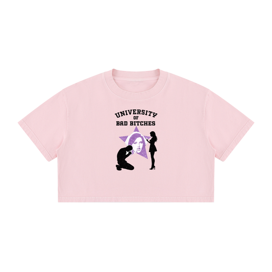 Bad Bitch Cotton Crop T-Shirt