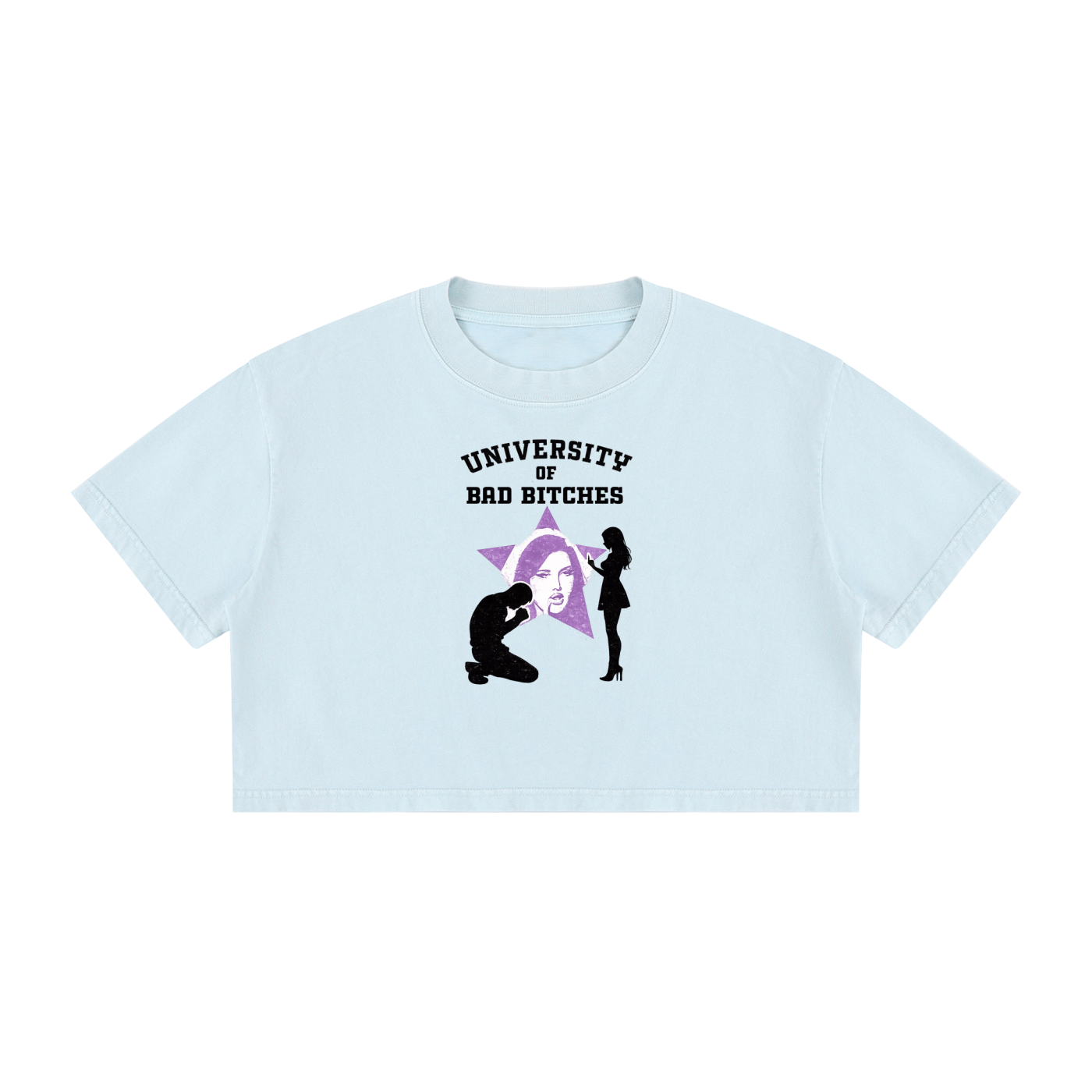 Bad Bitch Cotton Crop T-Shirt