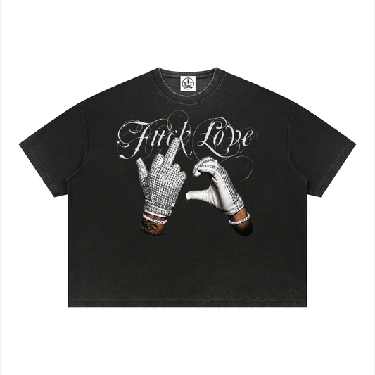 Fuck Love Drake Boxy Shirt Vintage Streetwear Tee Y2K Oversized Graphic Unisex Vintage T-Shirt