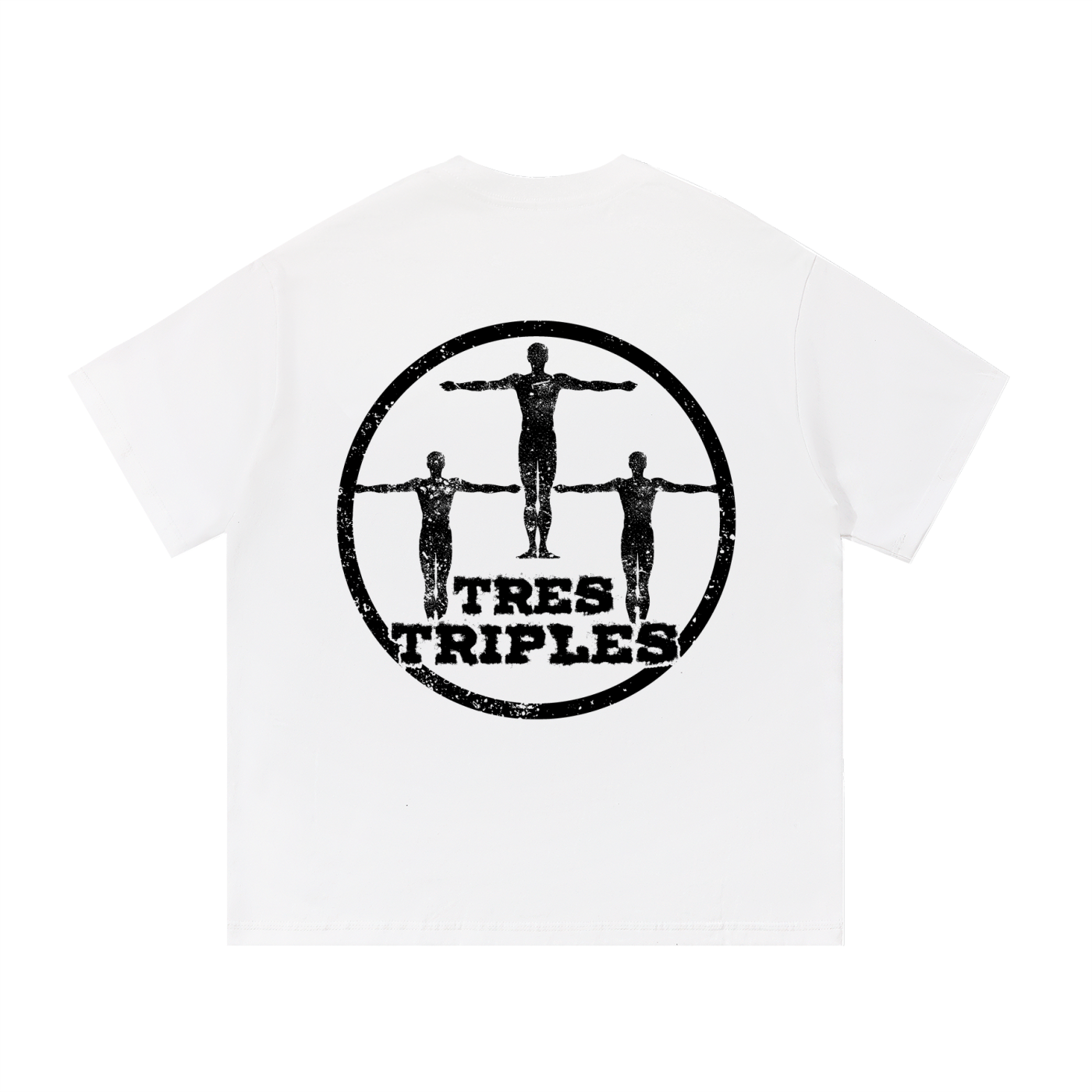 Tres Triples Cotton T-Shirt
