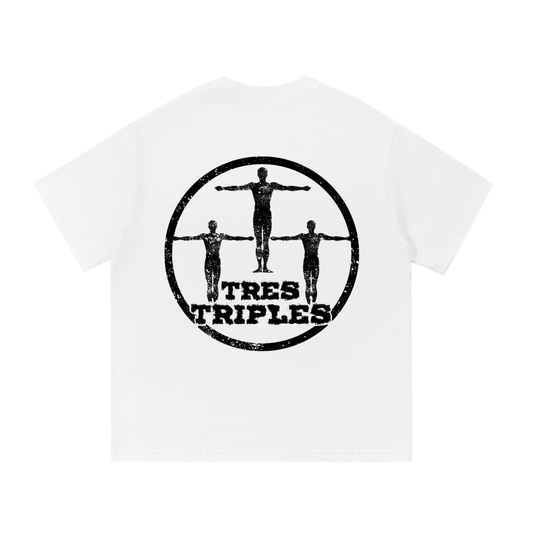 Tres Triples Cotton T-Shirt