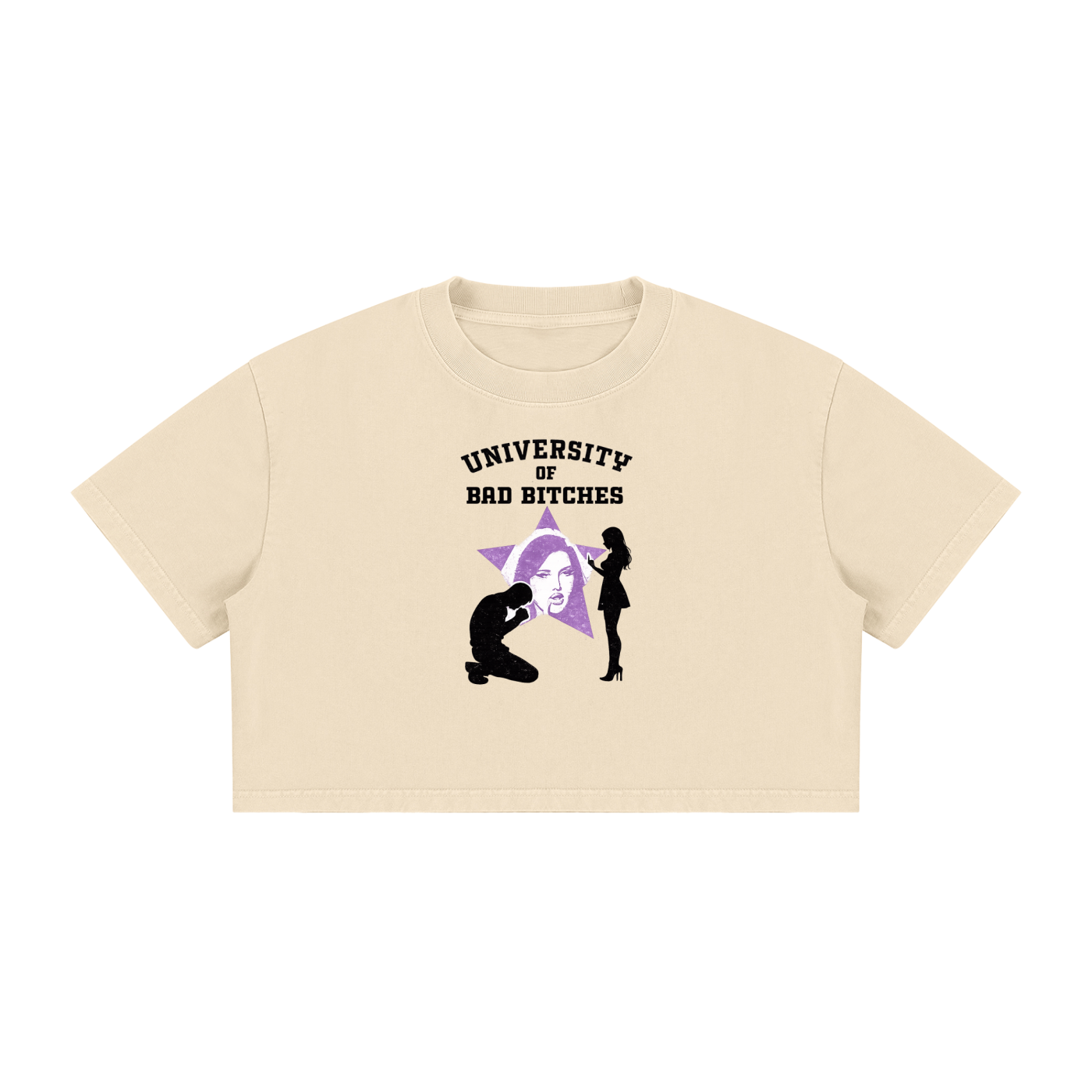 Bad Bitch Cotton Crop T-Shirt