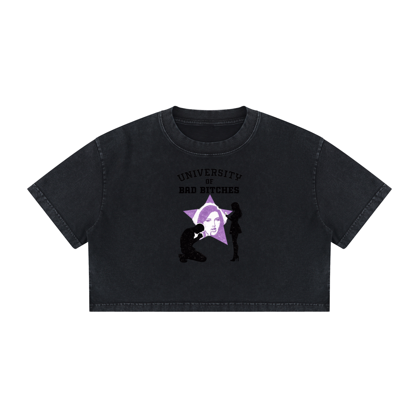 Bad Bitch Cotton Crop T-Shirt