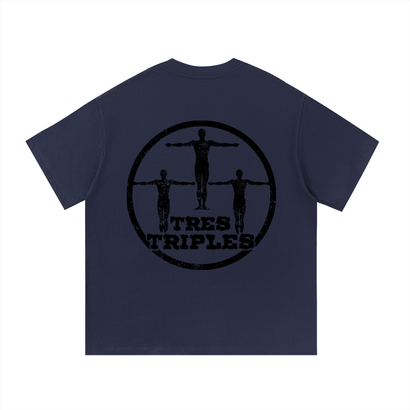 Tres Triples Cotton T-Shirt