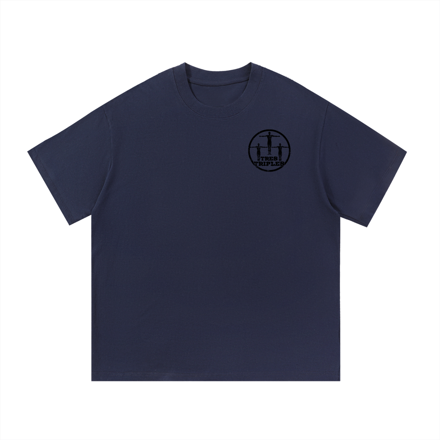 Tres Triples Cotton T-Shirt