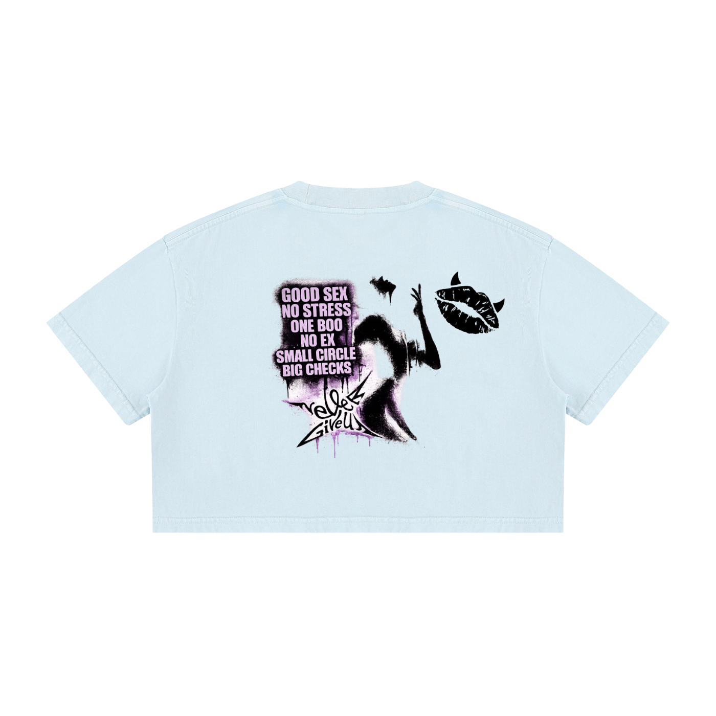 Bad Bitch Cotton Crop T-Shirt