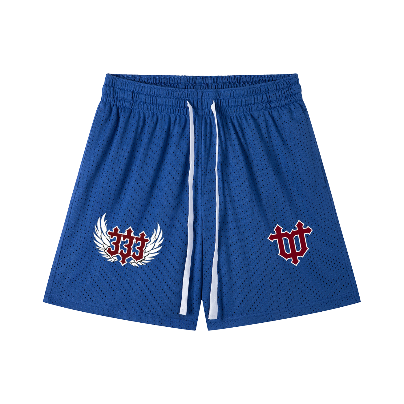 Mesh Drawstring Shorts