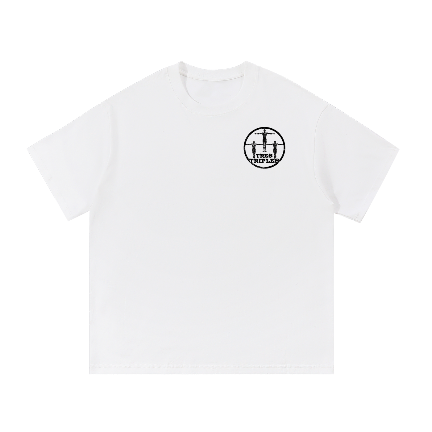 Tres Triples Cotton T-Shirt