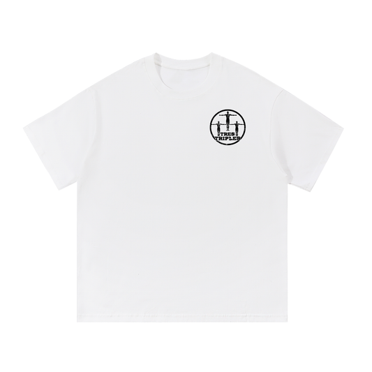 Tres Triples Cotton T-Shirt