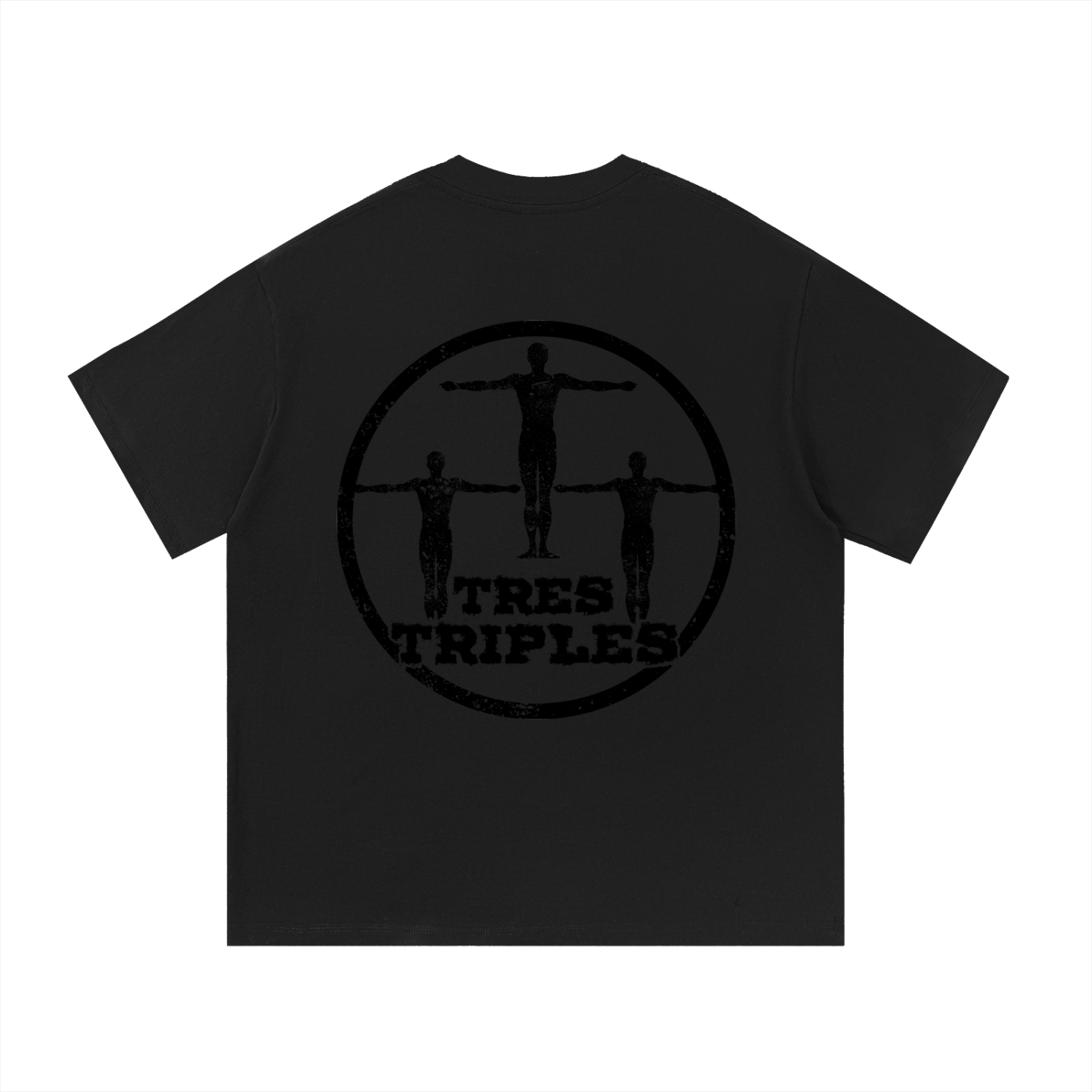 Tres Triples Cotton T-Shirt