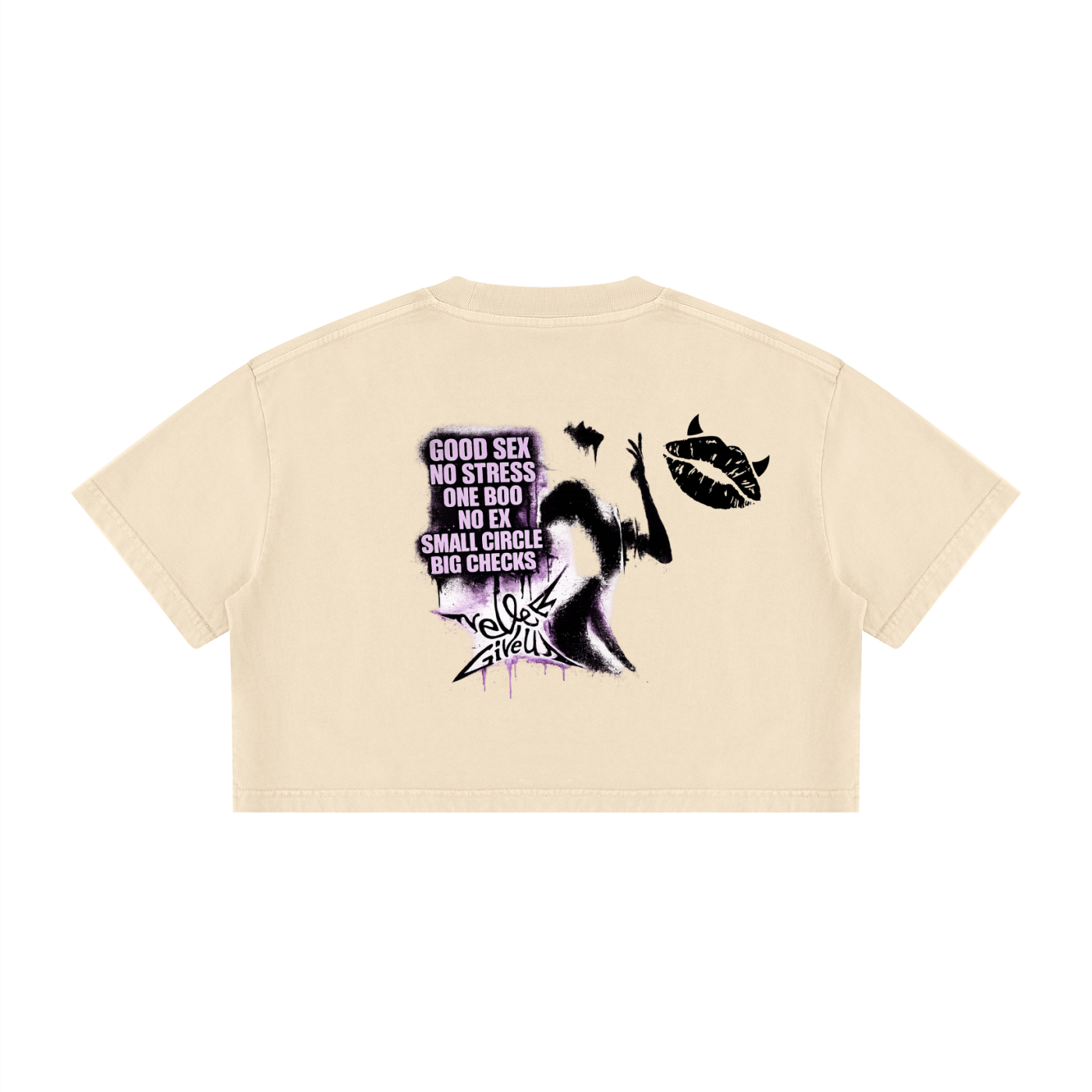 Bad Bitch Cotton Crop T-Shirt