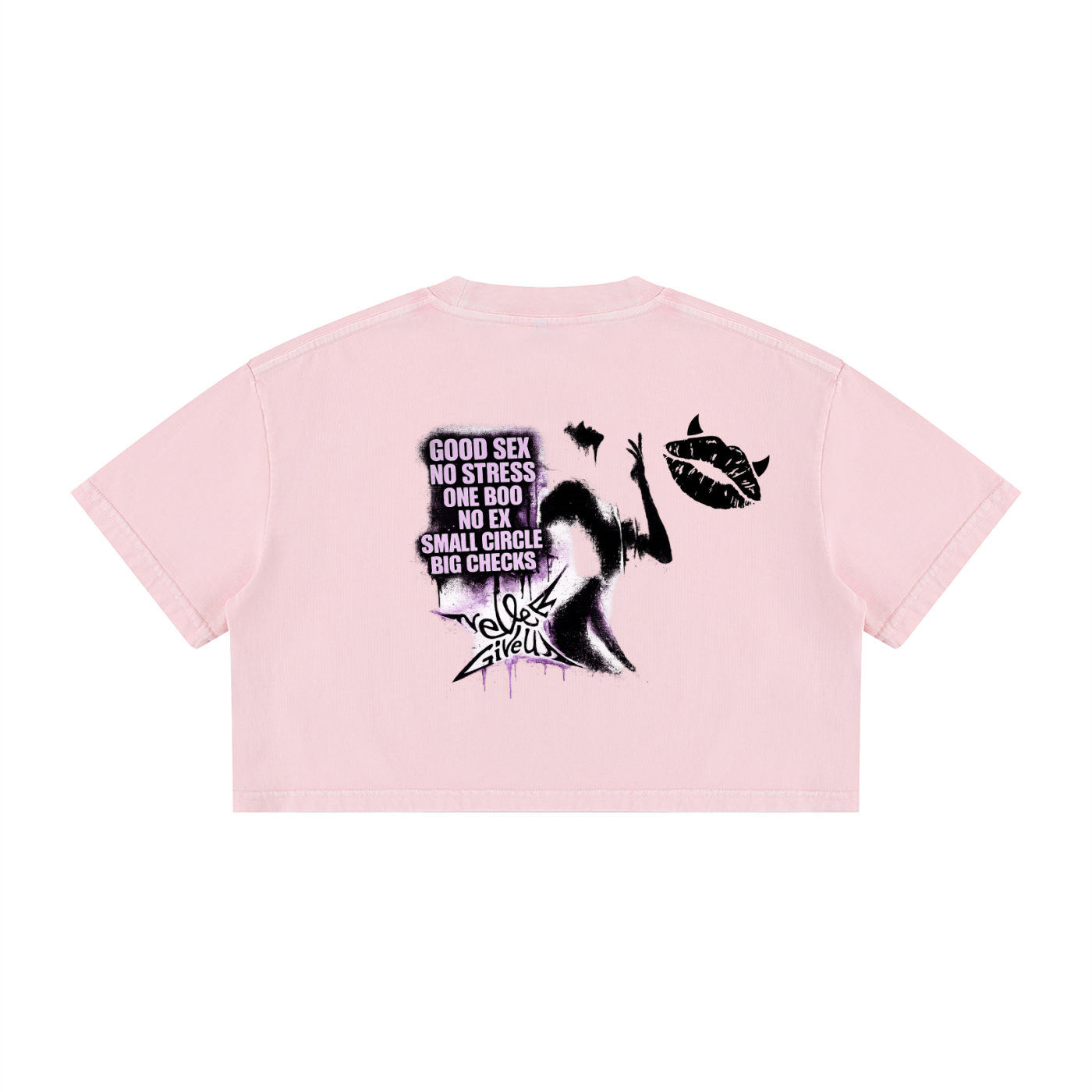 Bad Bitch Cotton Crop T-Shirt
