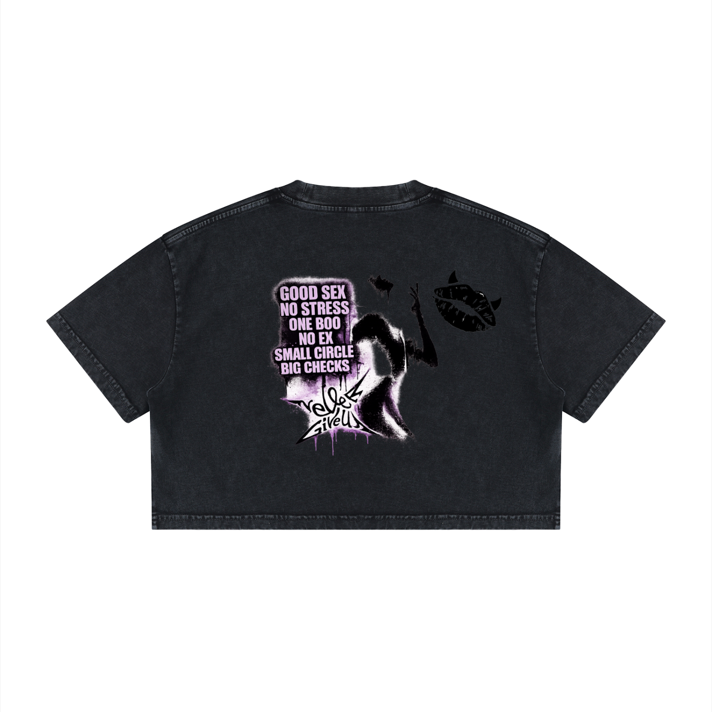 Bad Bitch Cotton Crop T-Shirt